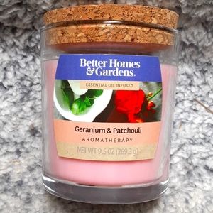 Better Homes & Gardens, Pink Geranium & Patchouli Aromatherapy. Size 9.5 OZ